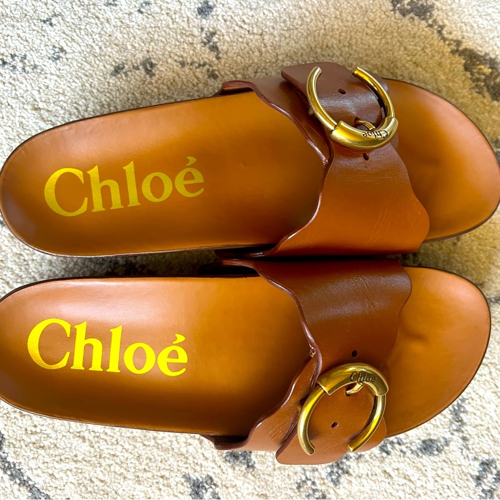 Chloe Lauren Platform Buckle size 41